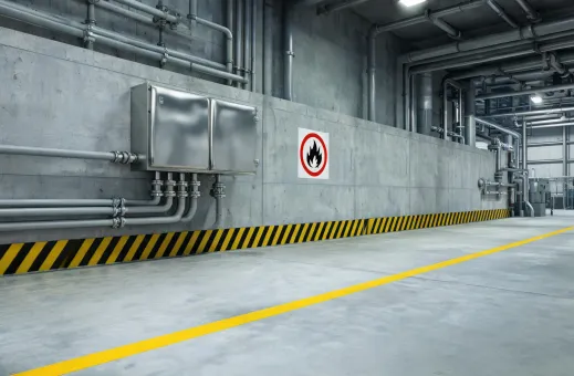 Chemical plant stainless enclosure