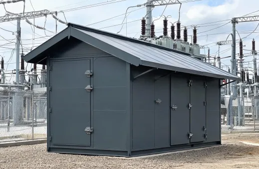 Outdoor utility enclosure